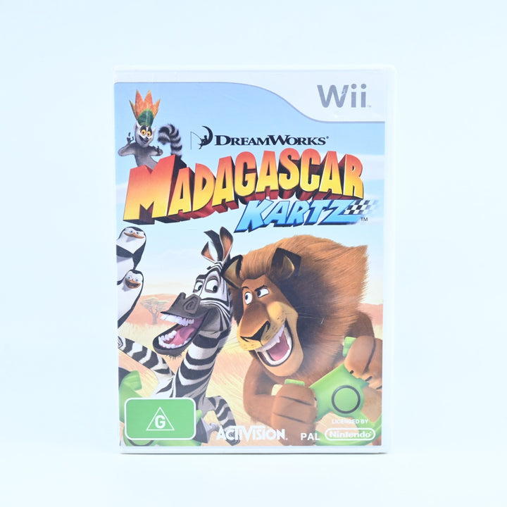 Madagascar Kartz  - Nintendo Wii Game + Manual - PAL - MINT DISC!