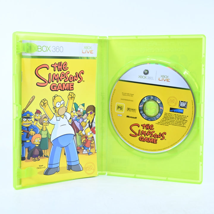 The Simpsons Game - Xbox 360 Game + Manual - PAL - MINT DISC!