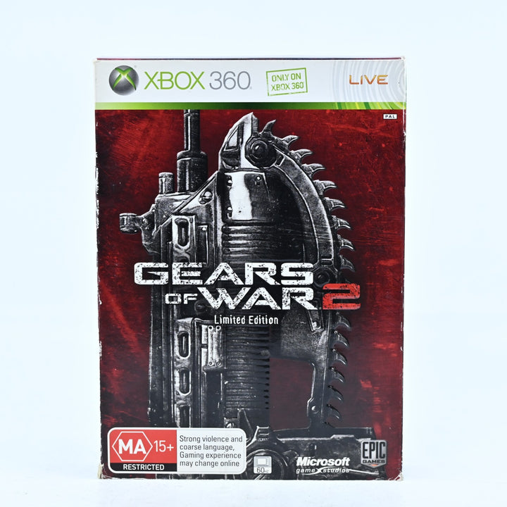 Gears of War 2 Limited Edition - Xbox 360 Game + Manual - PAL - MINT DISC!