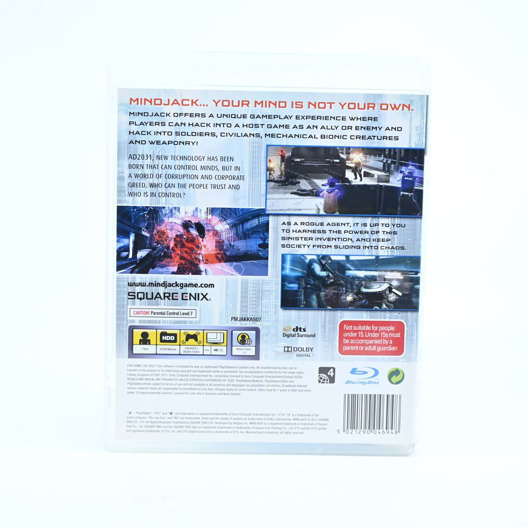 Mind Jack - Sony Playstation 3 / PS3 Game + Manual - MINT DISC!