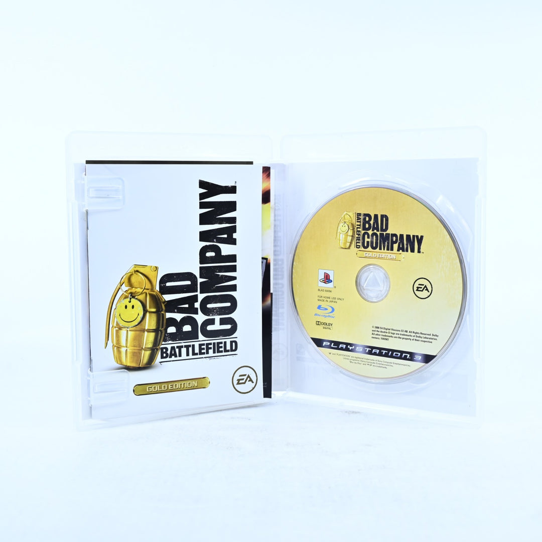 Battlefield Bad Company - Gold Edition - Sony Playstation 3 / PS3 Game + Manual