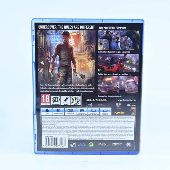Sleeping Dogs Definitive Edition - Sony Playstation 4 / PS4 Game - FREE POST!