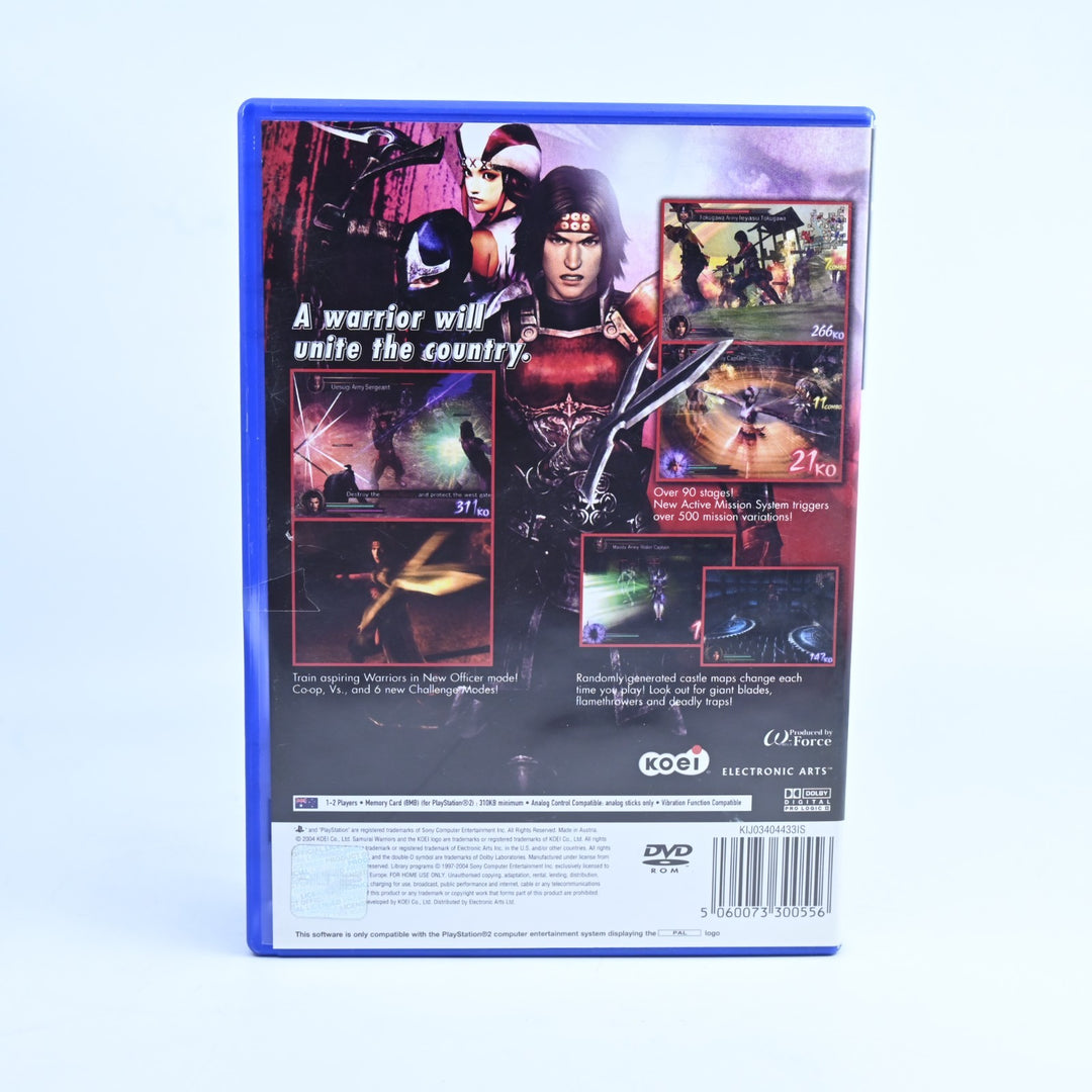 Samurai Warriors - Sony Playstation 2 / PS2 Game + Manual - PAL - MINT DISC!