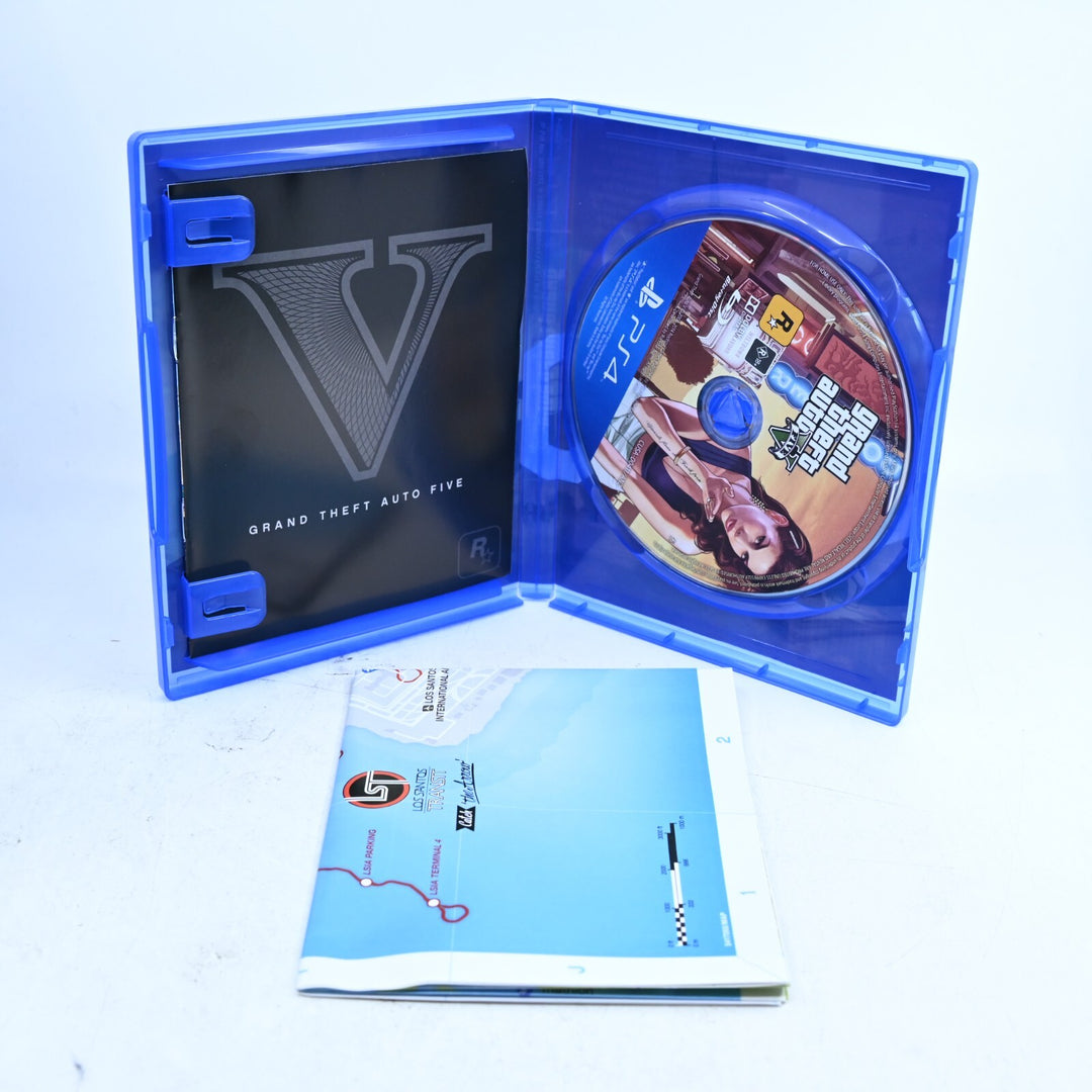 Grand Theft Auto V 5 Premium Edition - Sony Playstation 4 / PS4 Game + Map