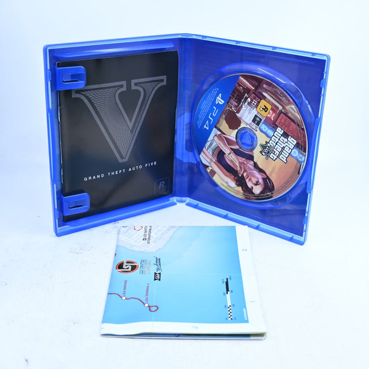 Grand Theft Auto V 5 Premium Edition - Sony Playstation 4 / PS4 Game + Map