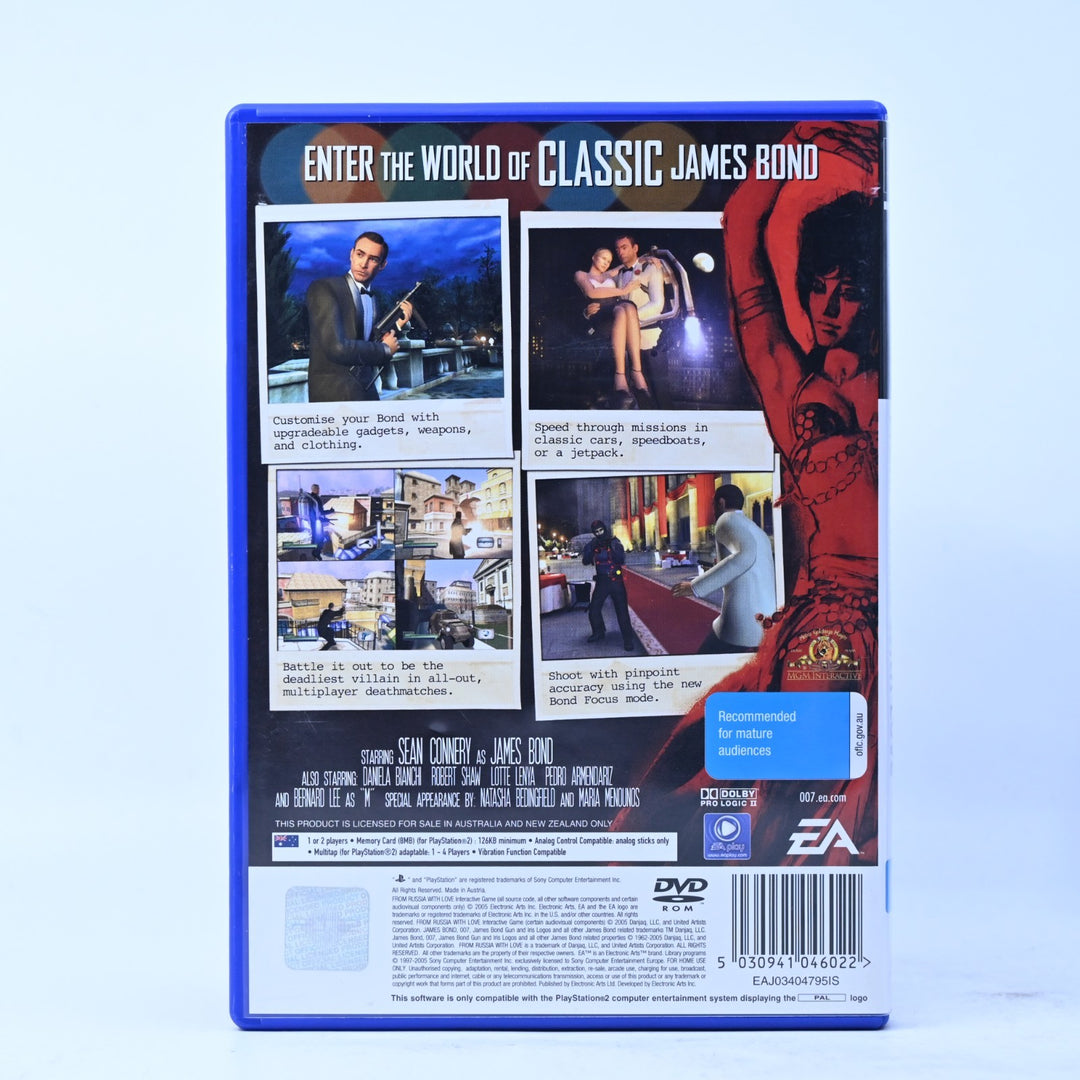 007 From Russia with Love - Sony Playstation 2 / PS2 Game + Manual - PAL