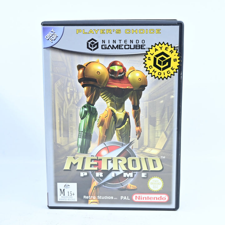 Metroid Prime - Nintendo Gamecube Game + Manual - PAL - FREE POST!
