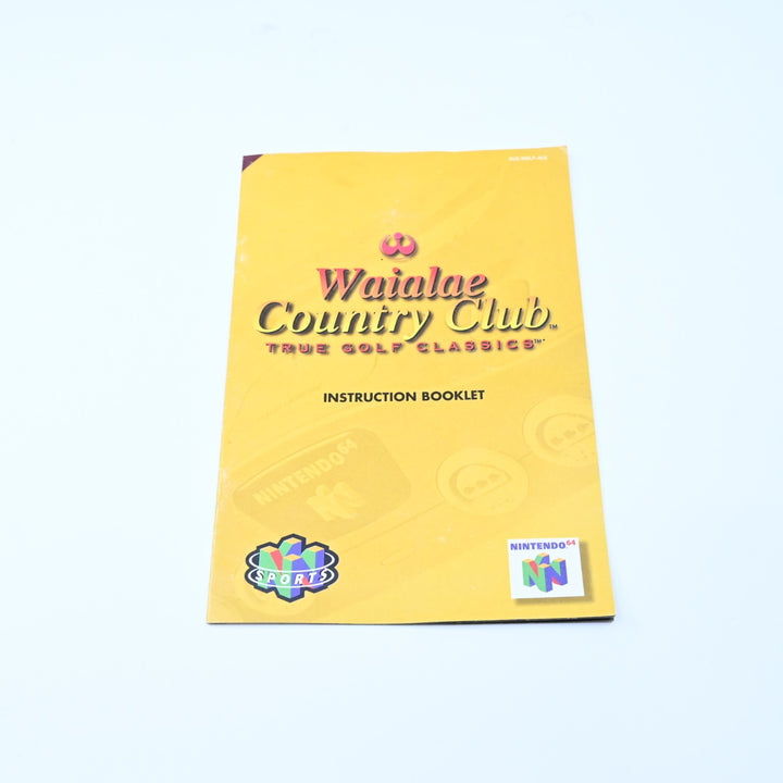 Waialae Country Club: True Golf Classics - N64 / Nintendo 64 Boxed Game - PAL