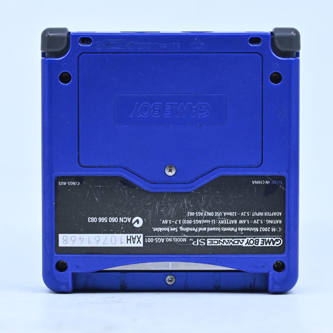Blue Nintendo Gameboy Advance / GBA SP Console - PAL - FREE POST