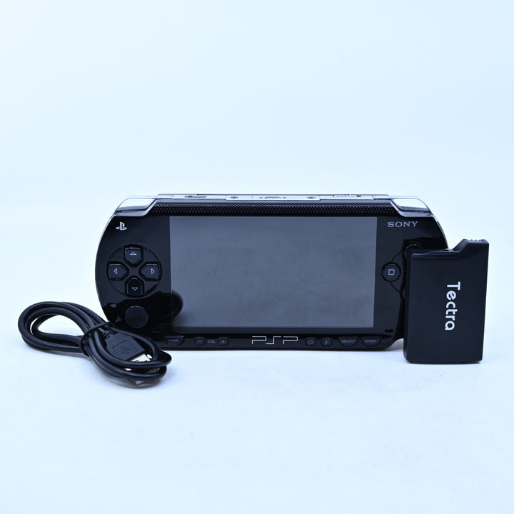 Black - Sony PSP Console - PSP-1002 - PSP-1000 - NEW BATTERY! - FREE POST!