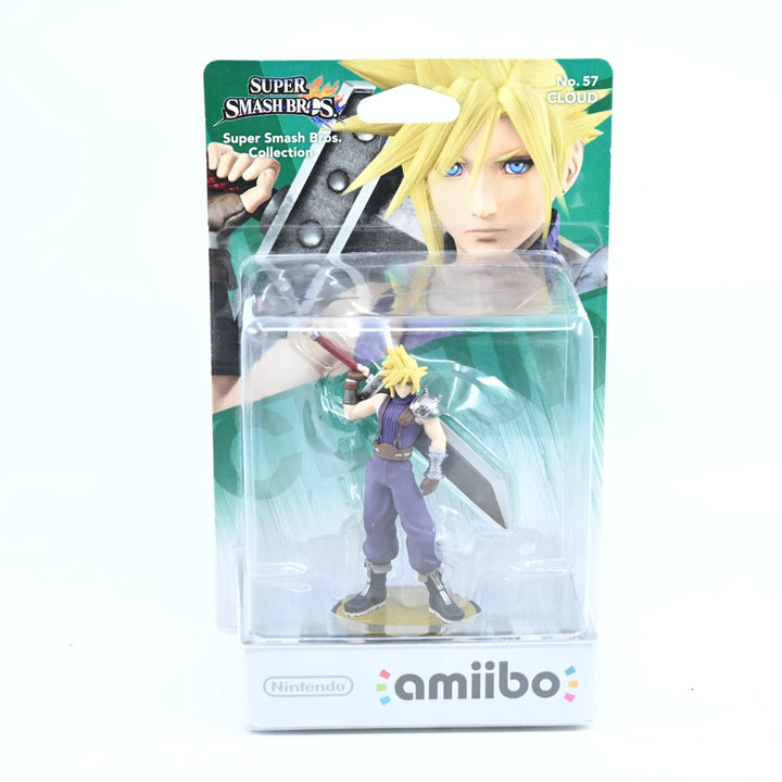 SEALED! - Cloud Amiibo No. 57 - Super Smash Bros. Collection - Toy
