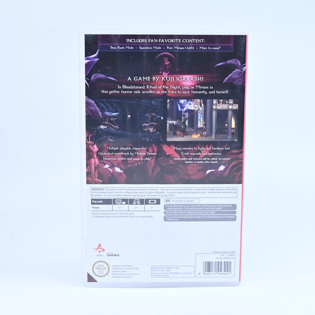 Bloodstained: Ritual of the Night - Nintendo Switch Game - FREE POST!