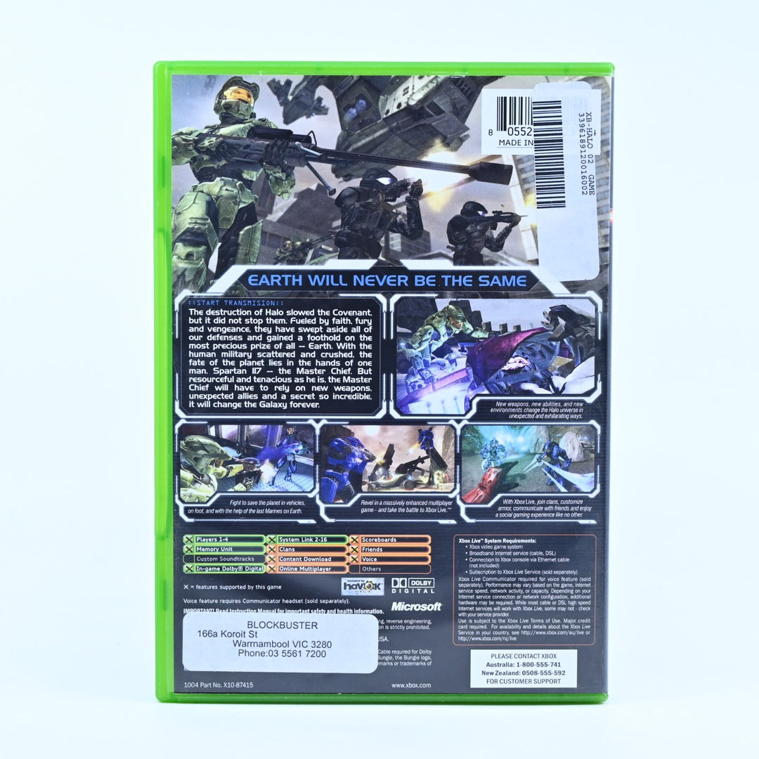Halo 2 - Original Xbox Game - No Manual - PAL - MINT DISC!