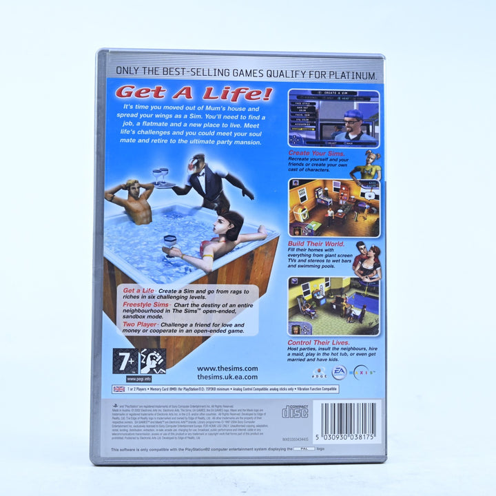 The Sims - Sony Playstation 2 / PS2 Game + Manual - PAL - MINT DISC!