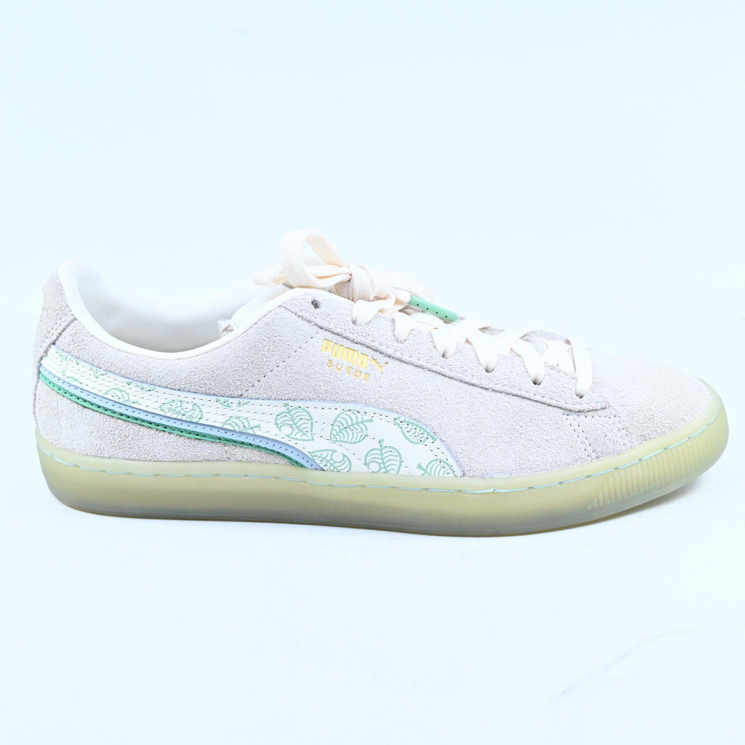 UNUSED! Animal Crossing: New Horizons - Puma Suede Whisper White Mens US7.5 Shoe