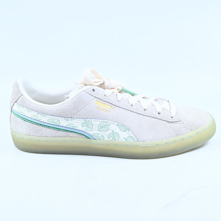 UNUSED! Animal Crossing: New Horizons - Puma Suede Whisper White Mens US7.5 Shoe