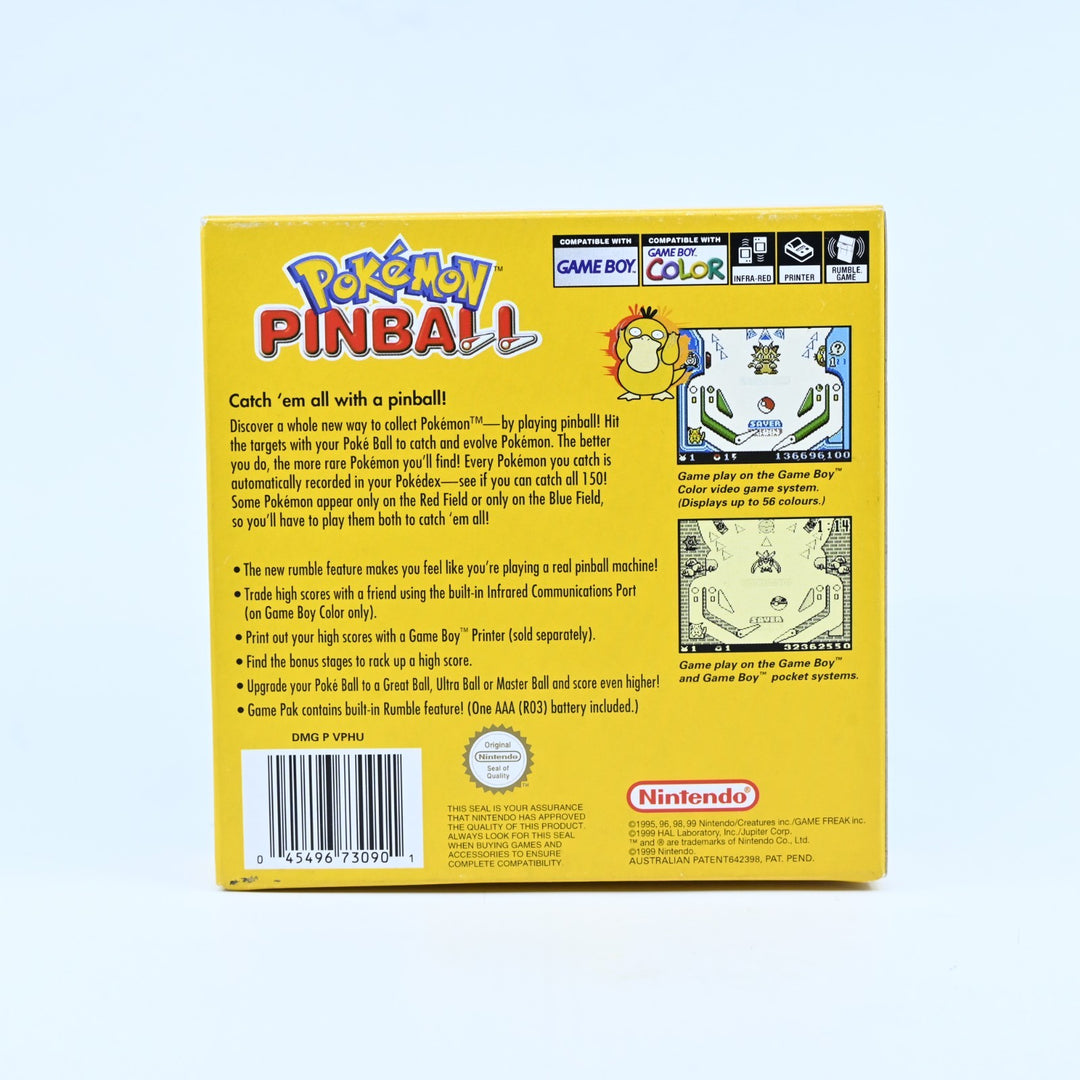 Pokemon Pinball - Nintendo Gameboy Color Boxed Game - PAL - FREE POST!