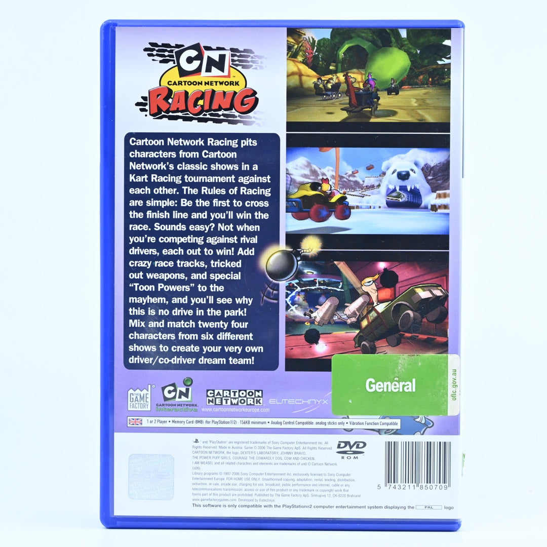 Cartoon Network Racing - Sony Playstation 2 / PS2 Game + Manual - PAL