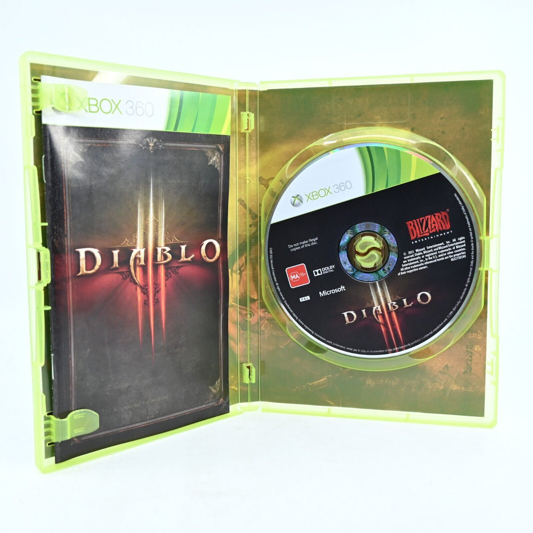 Diablo III 3 - Xbox 360 Game + Manual - PAL - MINT DISC!