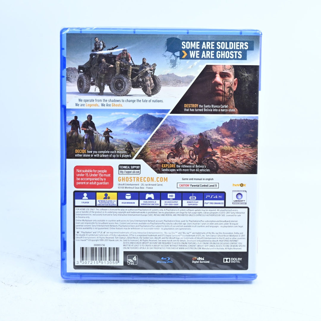 SEALED! Tom Clancy's Ghost Recon Wildlands - Sony Playstation 4 / PS4 Game