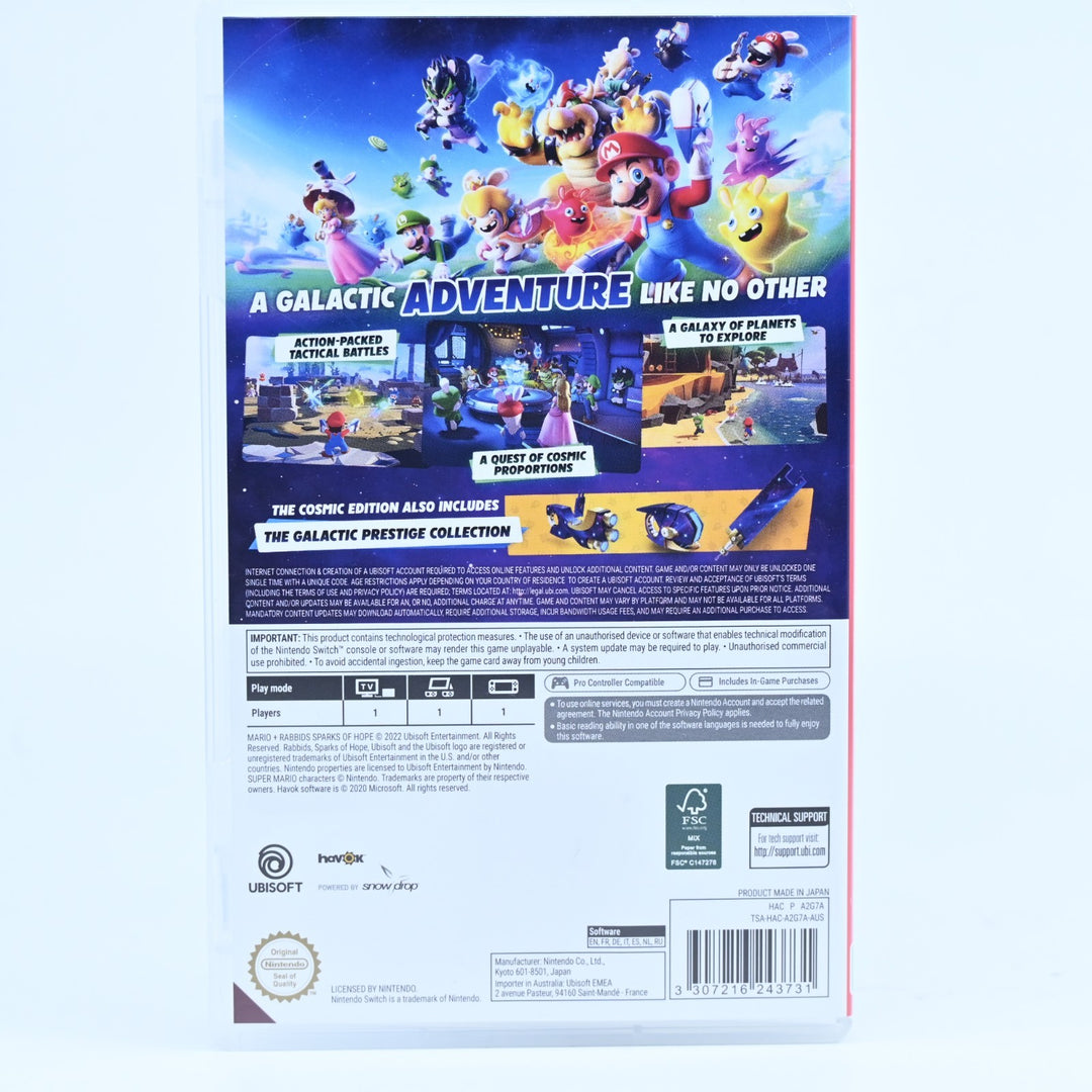 Mario + Rabbids: Sparks of Hope - Nintendo Switch Game - FREE POST!