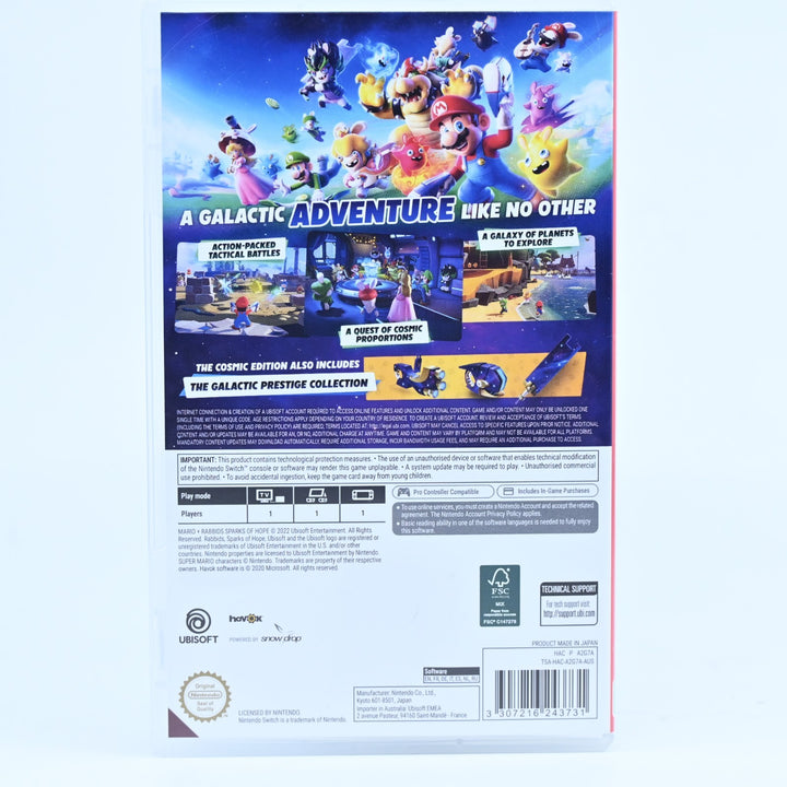 Mario + Rabbids: Sparks of Hope - Nintendo Switch Game - FREE POST!