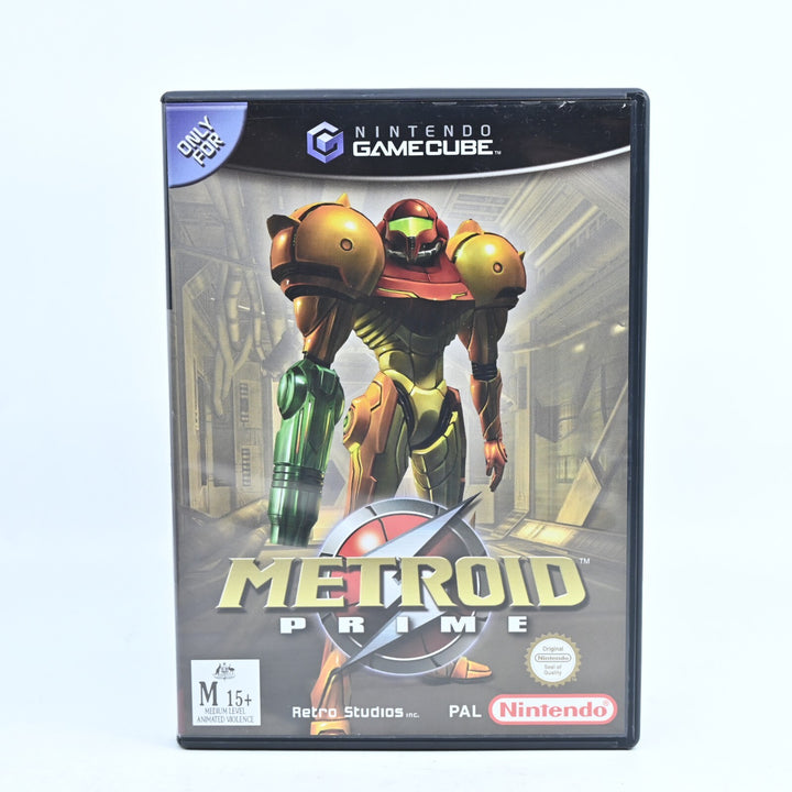 Metroid Prime - Nintendo Gamecube Game + Manual - PAL - FREE POST!