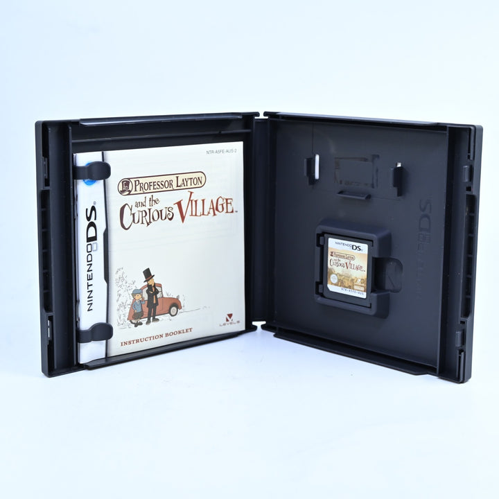 Professor Layton and the Curious Village - Nintendo DS Game - PAL + Manual