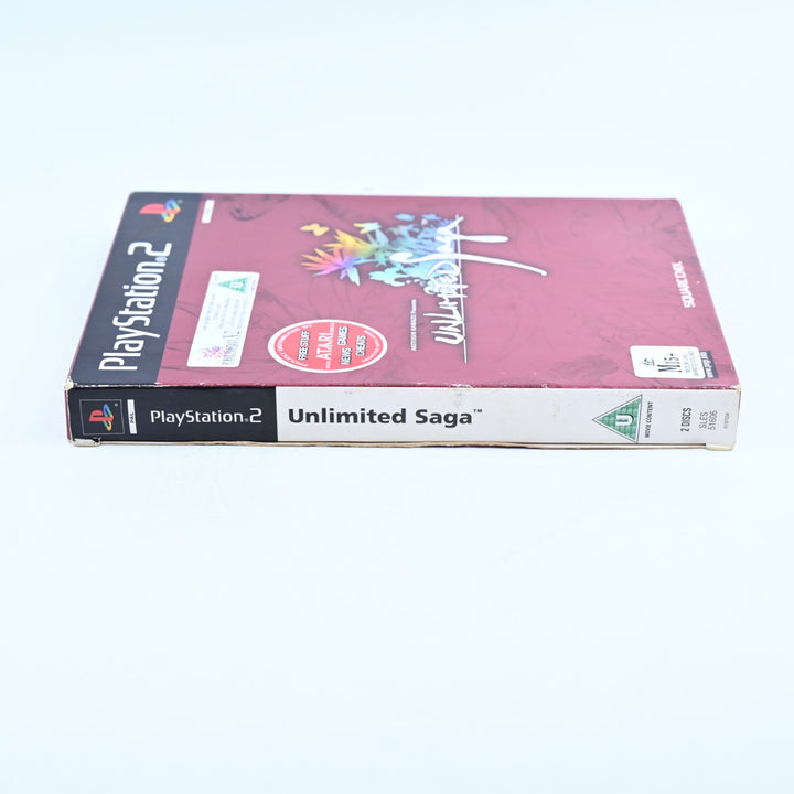 Unlimited SaGa - Sony Playstation 2 / PS2 Game + Manual - PAL - MINT DISCS!