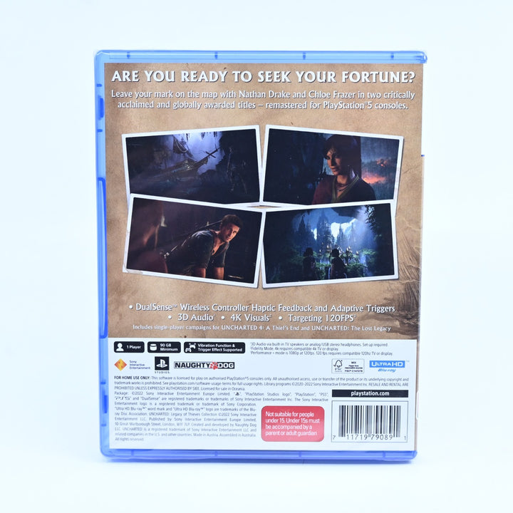 SEALED! Uncharted Legacy of Thieves Collection - Sony Playstation 5 / PS5 Game
