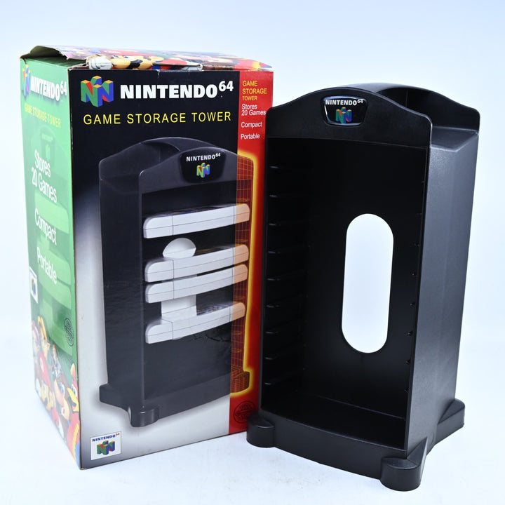 Nintendo 64 Game Storage Tower in Box - N64 / Nintendo 64 Accessory - FREE POST