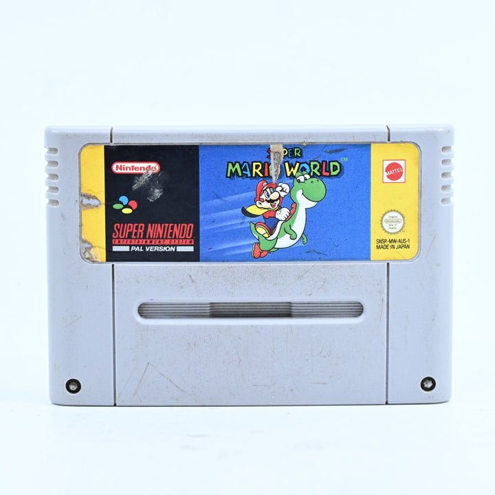 Super Mario World - Super Nintendo / SNES Game - PAL - FREE POST!