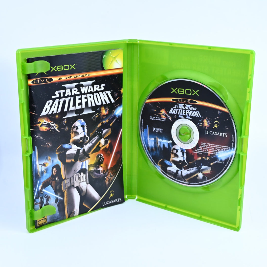 Star Wars: Battlefront II - Original Xbox Game + Manual - PAL - MINT DISC!