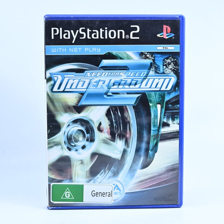 Need for Speed: Underground 2 - Sony Playstation 2 / PS2 Game + Manual - PAL