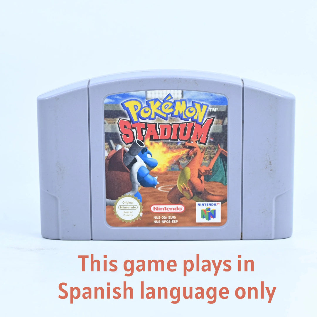Pokemon Stadium - N64 / Nintendo 64 Game - ESP PAL - FREE POST!
