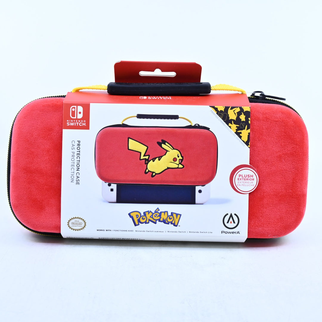 Pokemon Pikachu Protective Travel Case - Nintendo Switch Accessory
