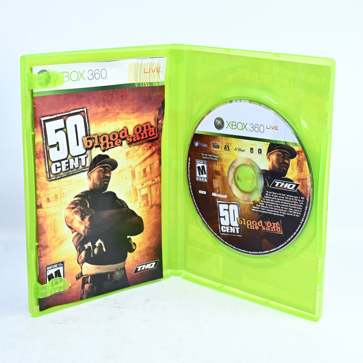 50 Cent: Blood on The Sand - Xbox 360 Game + Manual - REGION FREE - MINT DISC!