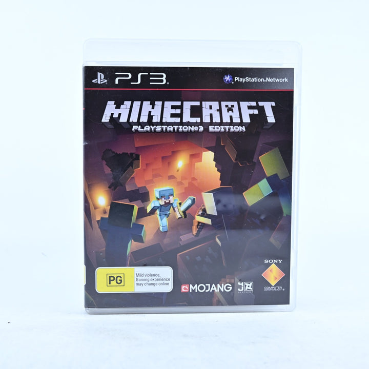 Minecraft - Playstation 3 Edition - PS3 Game + Manual - MINT DISC!