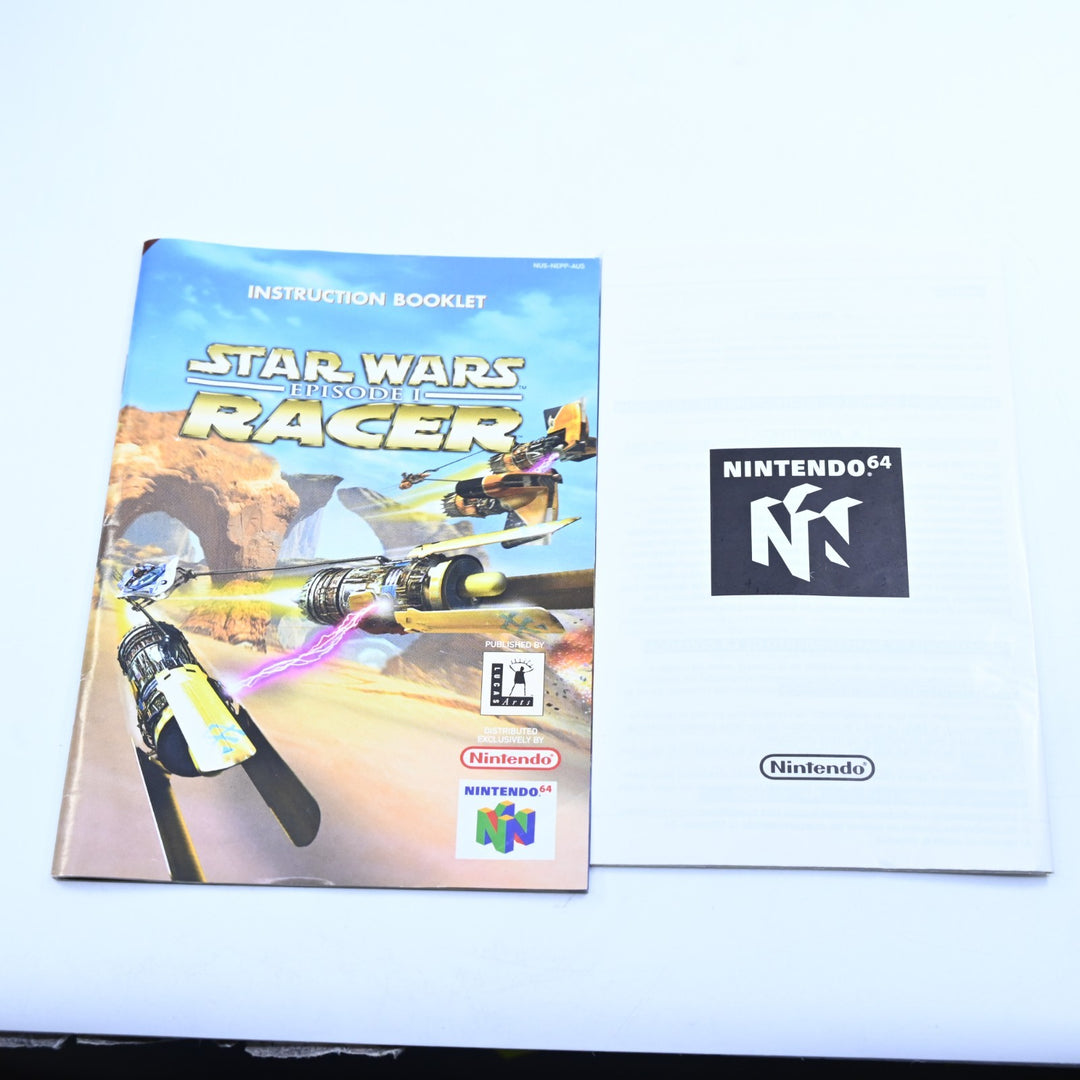 Star Wars Episode 1 Racer - N64 / Nintendo 64 Boxed Game - PAL - FREE POST!