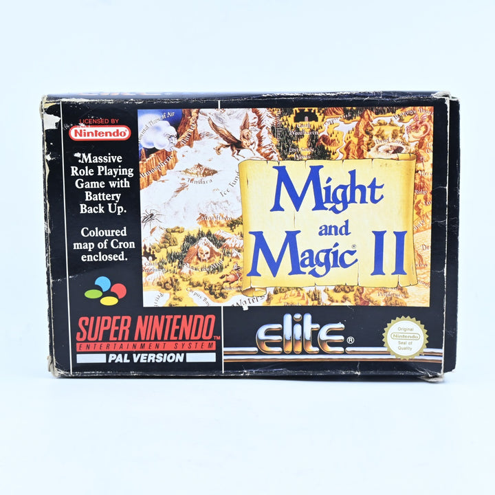 Might and Magic II - Super Nintendo / SNES Boxed Game - PAL - No Manual