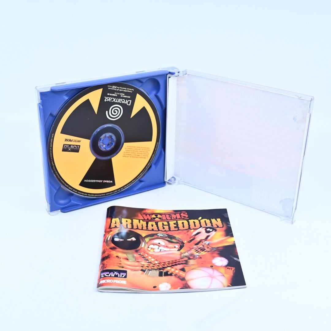 Worms Armageddon - Sega Dreamcast Game + Manual - PAL - MINT DISC!