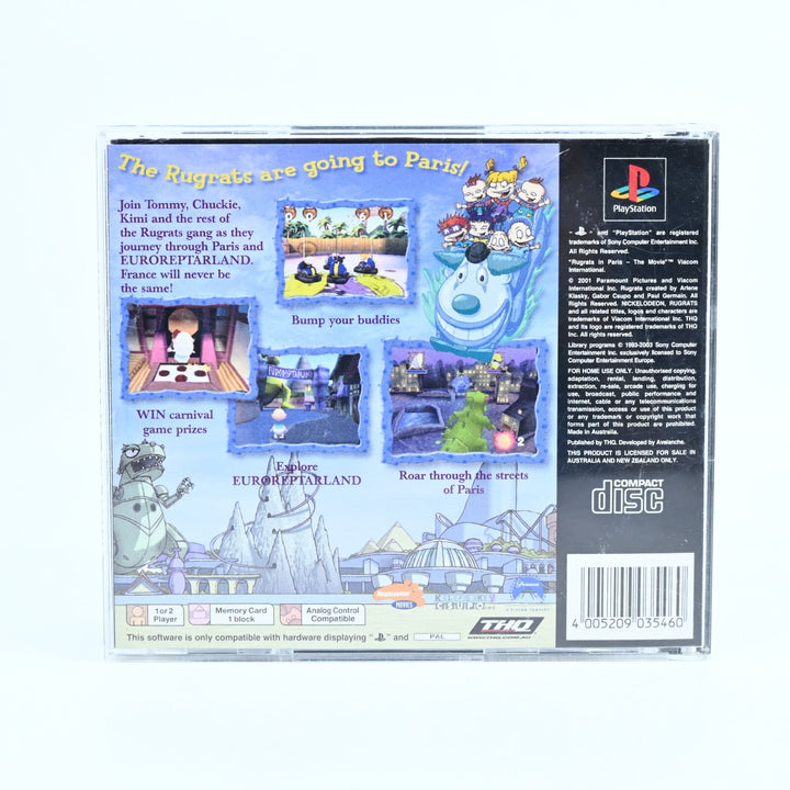 Rugrats in Paris: The Movie - Sony Playstation 1 / PS1 Game + Manual - MINT DISC