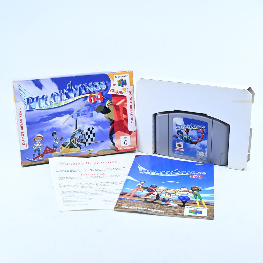 Pilotwings 64 / Pilot Wings 64 - N64 / Nintendo 64 Boxed Game - PAL - FREE POST!