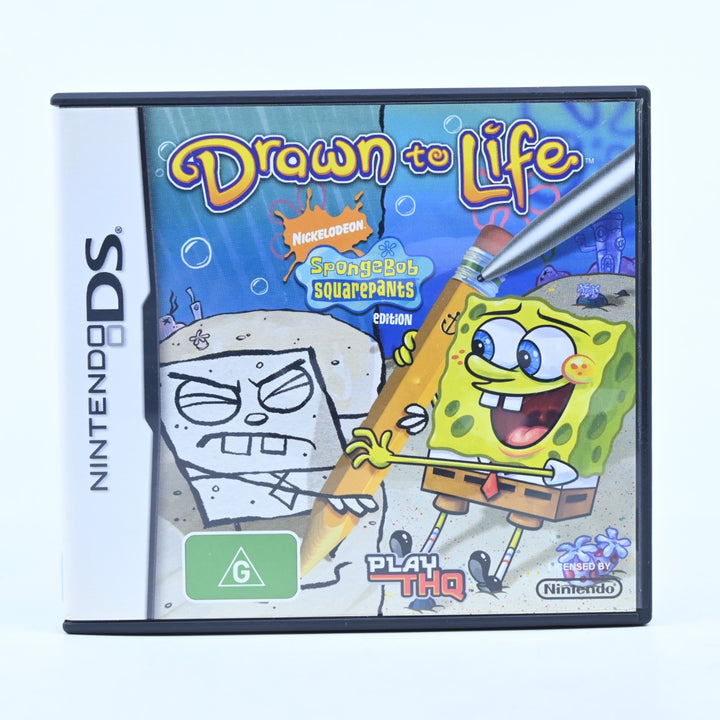 Drawn to Life SpongeBob Squarepants - Nintendo DS Game + Manual - PAL