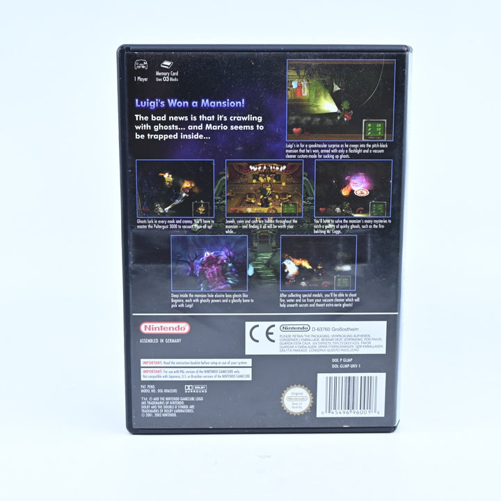 Luigi's Mansion - Nintendo Gamecube Game + Manual - PAL - FREE POST!