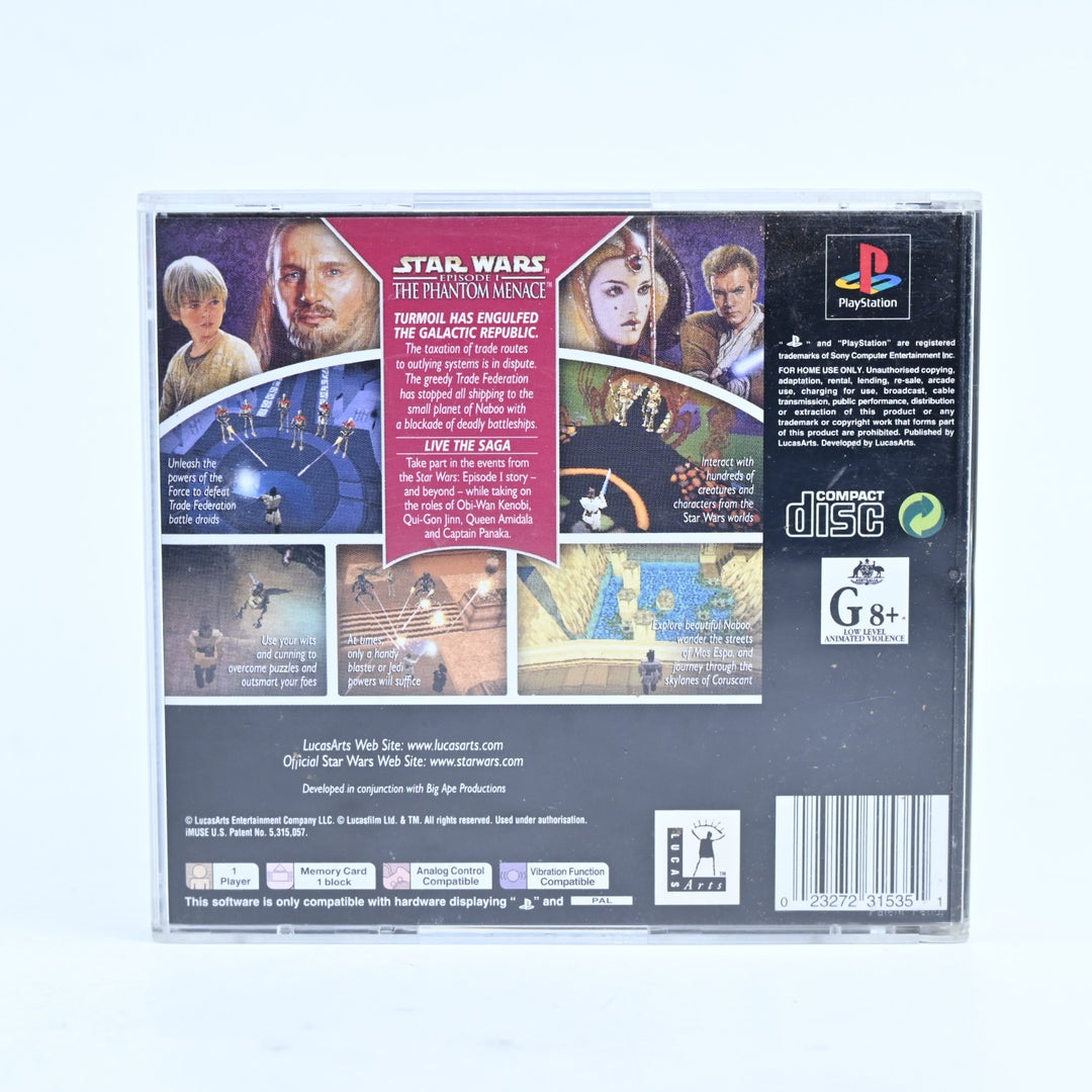 Star Wars: Episode I: The Phantom Menace - PS1 Game - No Manual - PAL