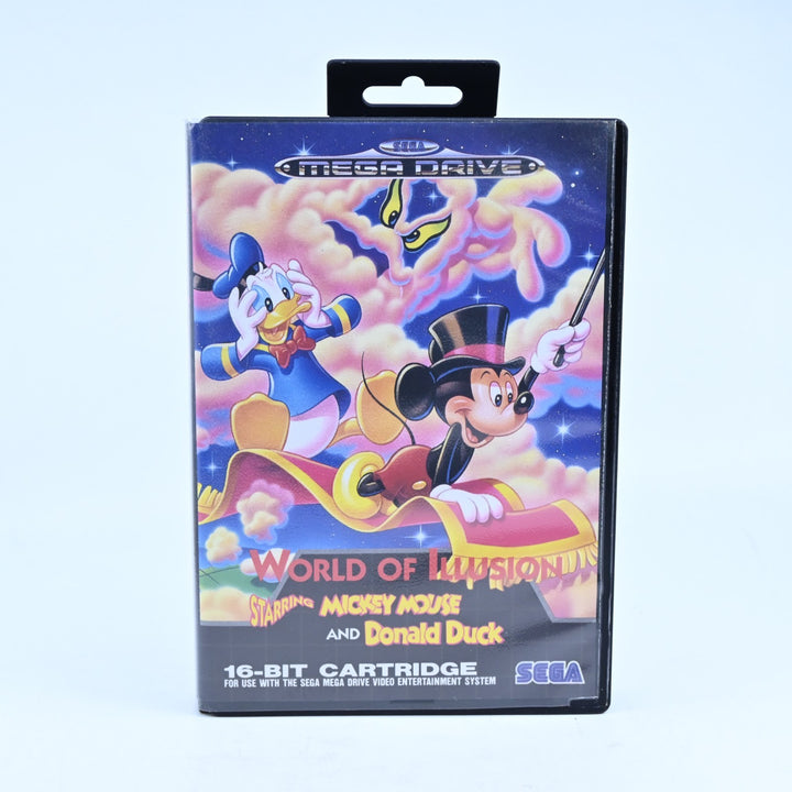 World of Illusion - Sega Mega Drive Game + Manual - PAL - FREE POST!