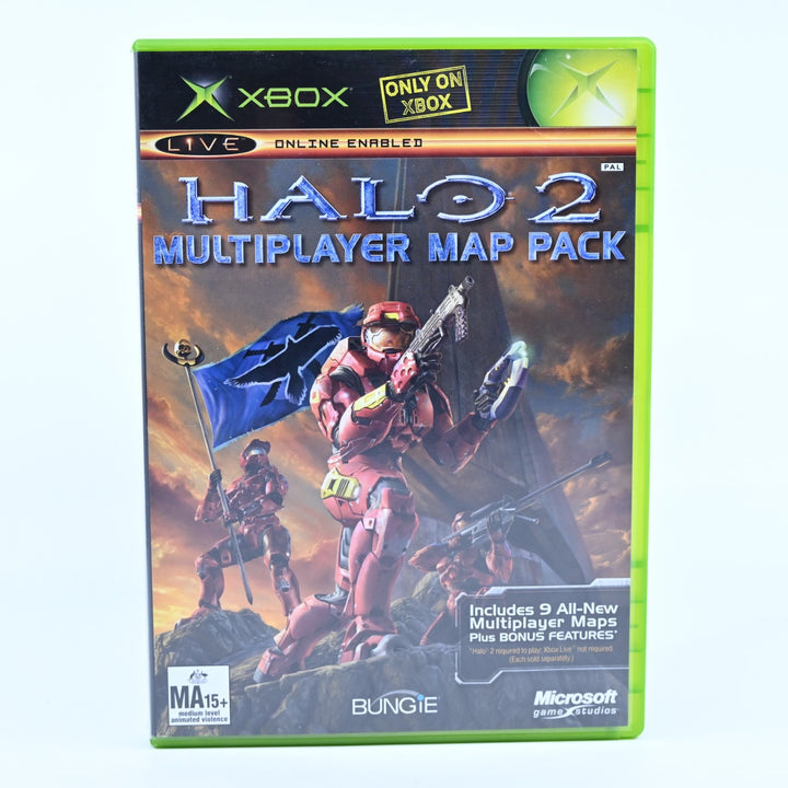 Halo 2 Multiplayer Map Pack - Original Xbox Game + Manual - PAL - MINT DISC!