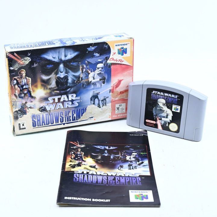 Star Wars: Shadows of the Empire - N64 / Nintendo 64 Boxed Game - PAL