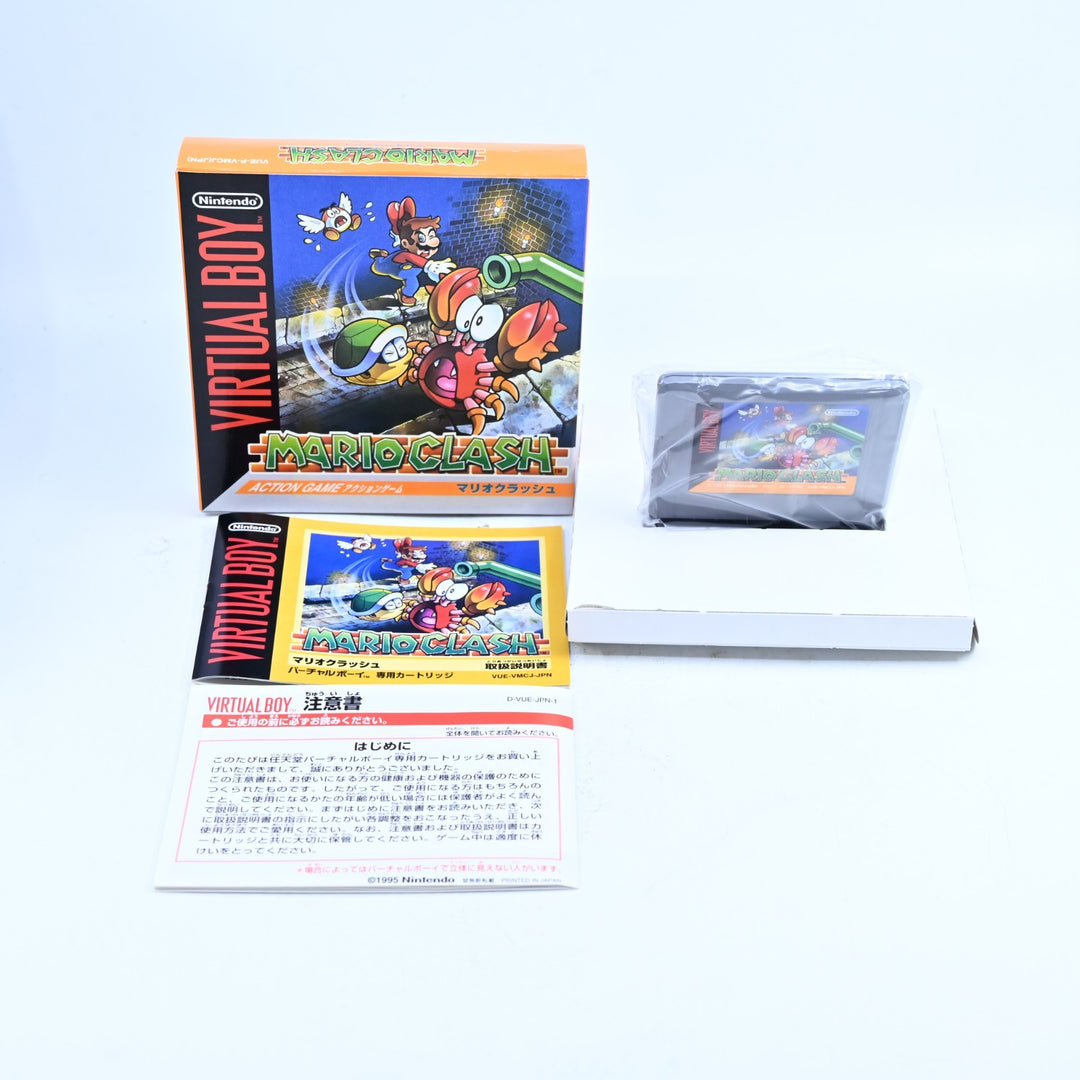 Mario Clash - Nintendo Virtual Boy Boxed Game - NTSC-J - FREE POST!